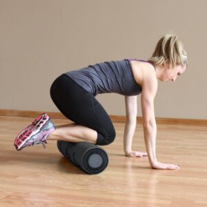 Smart Recovery Foam Roller - Action - shins