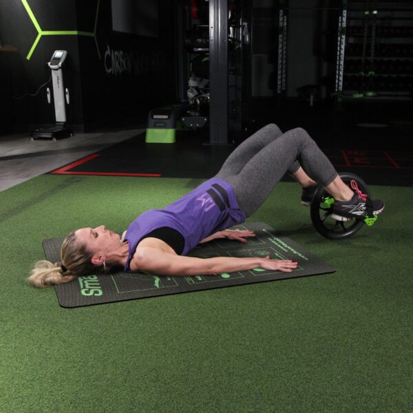 Smart Core Ab Wheel With Mat - glute bridge