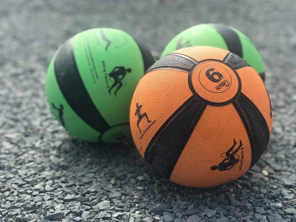 Smart Medicine Balls- Gravel background