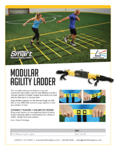 Smart Modular Agility Ladder by Prism Fitness Sell Sheet Available Flyers