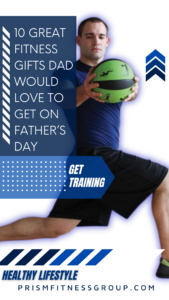 10 Great Fitness Gifts Dad would love to get this Father's Day - Man holding Smart Medicine Ball