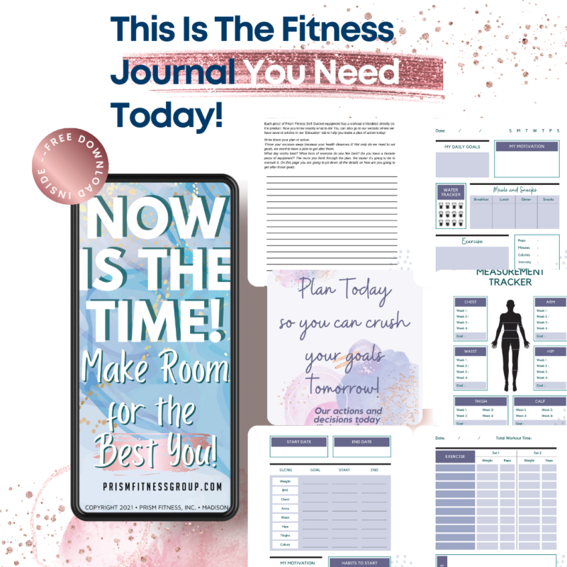 Now is the Time Fitness Journal and Planner. This planner is free to download for subscribers and is ideal for maintaining a healthy lifestyle