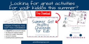 Kids Summer Get Healthy Challenge Binder Free Download with to new email Subscribers