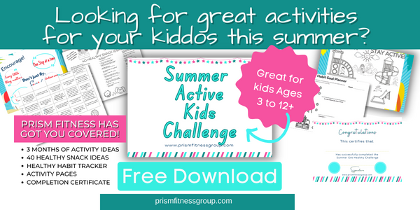 Summer Get Healthy Kids Challenge Binder. Getting kids active this summer doesn't have to be a chore. Make exercise fun for kids ages 3 -12 this summer with a little fun and creativity
