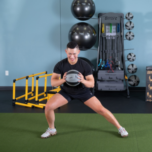 Med Ball Lateral Lunge
