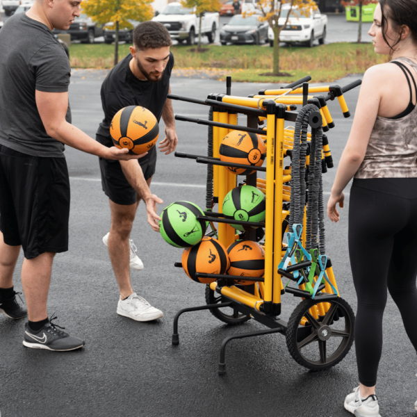 Smart Cart, Group Training med ball view